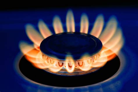 lp gas stove yellow flame
